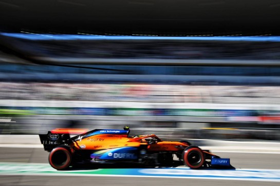 Lando Norris (GBR) McLaren MCL35.
24.10.2020. Formula 1 World Championship, Rd 12, Portuguese Grand Prix, Portimao, Portugal, Qualifying Day.
- www.xpbimages.com, EMail: requests@xpbimages.com © Copyright: Moy / XPB Images
