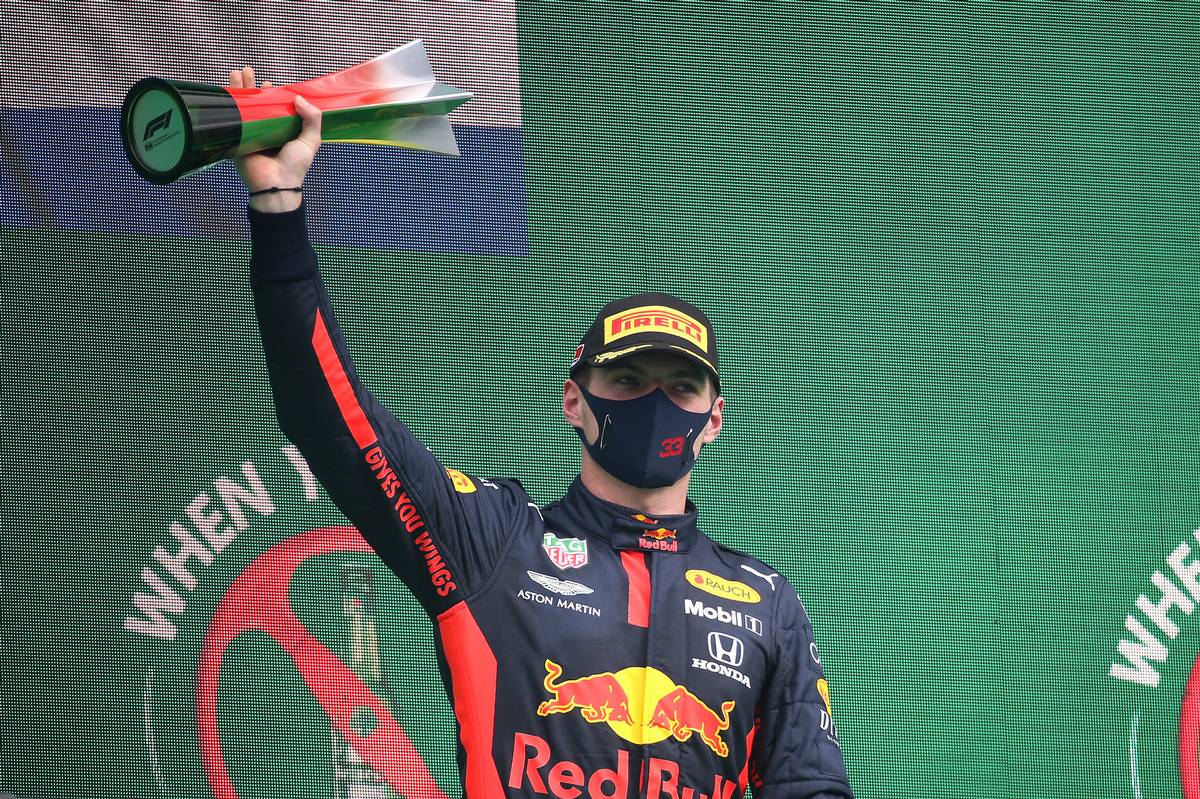 3rd place Max Verstappen (NLD) Red Bull Racing RB16. 25.10.2020.