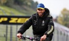 Daniel Ricciardo (AUS) Renault F1 Team rides the circuit.