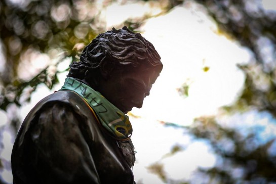 Ayrton Senna Memorial at Tamburello
30.10.2020. Formula 1 World Championship, Rd 13, Emilia Romagna Grand Prix, Imola, Italy, Practice Day.
- www.xpbimages.com, EMail: requests@xpbimages.com © Copyright: Charniaux / XPB Images