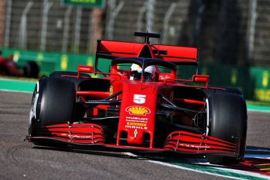 Sebastian Vettel (GER) Ferrari SF1000.
31.10.2020. Formula 1 World Championship, Rd 13, Emilia Romagna Grand Prix, Imola, Italy, Qualifying Day.
- www.xpbimages.com, EMail: requests@xpbimages.com © Copyright: Charniaux / XPB Images