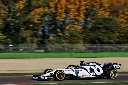Daniil Kvyat (RUS) AlphaTauri AT01.
31.10.2020. Formula 1 World Championship, Rd 13, Emilia Romagna Grand Prix, Imola, Italy, Qualifying Day.
- www.xpbimages.com, EMail: requests@xpbimages.com © Copyright: Batchelor / XPB Images