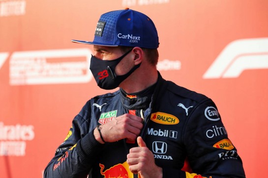 Max Verstappen (NLD) Red Bull Racing in qualifying parc ferme.
31.10.2020. Formula 1 World Championship, Rd 13, Emilia Romagna Grand Prix, Imola, Italy, Qualifying Day.
- www.xpbimages.com, EMail: requests@xpbimages.com © Copyright: Batchelor / XPB Images