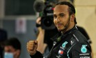 Race winner Lewis Hamilton (GBR) Mercedes AMG F1 celebrates in parc ferme at the end of the race. 29.11.2020. Formula 1 World Championship, Rd 15, Bahrain Grand Prix