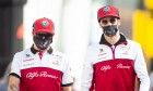 Kimi Raikkonen (FIN) Alfa Romeo Racing with Antonio Giovinazzi (ITA) Alfa Romeo Racing. 30.10.2020.