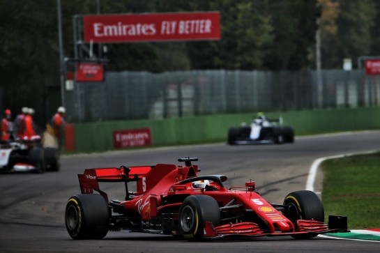 Sebastian Vettel (GER) Ferrari SF1000.
01.11.2020. Formula 1 World Championship, Rd 13, Emilia Romagna Grand Prix, Imola, Italy, Race Day.
- www.xpbimages.com, EMail: requests@xpbimages.com © Copyright: Batchelor / XPB Images
