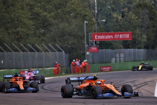Lando Norris (GBR) McLaren MCL35.
01.11.2020. Formula 1 World Championship, Rd 13, Emilia Romagna Grand Prix, Imola, Italy, Race Day.
- www.xpbimages.com, EMail: requests@xpbimages.com © Copyright: Batchelor / XPB Images