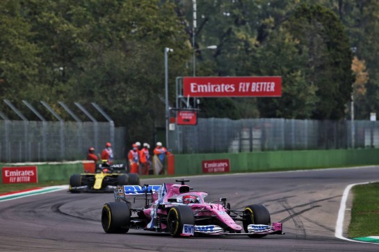 Sergio Perez (MEX) Racing Point F1 Team RP19.
01.11.2020. Formula 1 World Championship, Rd 13, Emilia Romagna Grand Prix, Imola, Italy, Race Day.
- www.xpbimages.com, EMail: requests@xpbimages.com © Copyright: Batchelor / XPB Images
