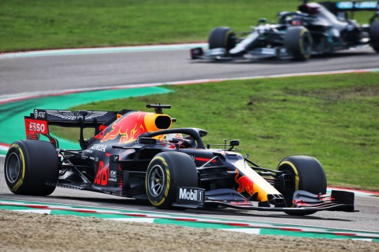 Max Verstappen (NLD) Red Bull Racing RB16.
01.11.2020. Formula 1 World Championship, Rd 13, Emilia Romagna Grand Prix, Imola, Italy, Race Day.
- www.xpbimages.com, EMail: requests@xpbimages.com © Copyright: Charniaux / XPB Images