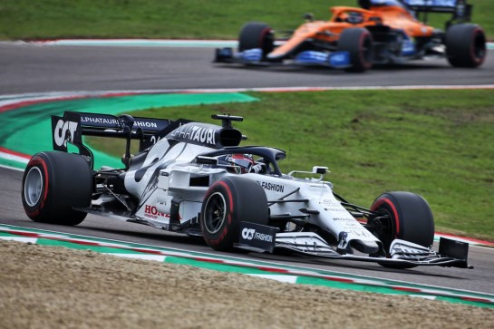 Daniil Kvyat (RUS) AlphaTauri AT01.
01.11.2020. Formula 1 World Championship, Rd 13, Emilia Romagna Grand Prix, Imola, Italy, Race Day.
- www.xpbimages.com, EMail: requests@xpbimages.com © Copyright: Charniaux / XPB Images