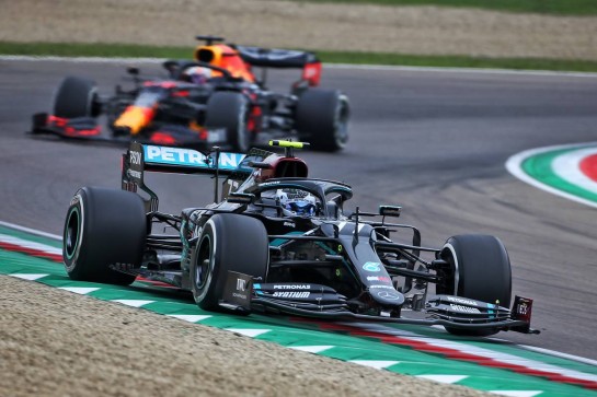 Valtteri Bottas (FIN) Mercedes AMG F1 W11.
01.11.2020. Formula 1 World Championship, Rd 13, Emilia Romagna Grand Prix, Imola, Italy, Race Day.
- www.xpbimages.com, EMail: requests@xpbimages.com © Copyright: Charniaux / XPB Images
