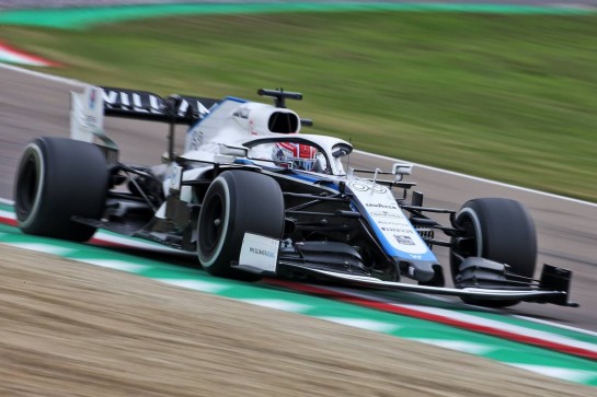 George Russell (GBR) Williams Racing FW43.
01.11.2020. Formula 1 World Championship, Rd 13, Emilia Romagna Grand Prix, Imola, Italy, Race Day.
- www.xpbimages.com, EMail: requests@xpbimages.com © Copyright: Charniaux / XPB Images