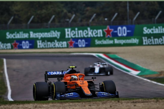 Lando Norris (GBR) McLaren MCL35.
01.11.2020. Formula 1 World Championship, Rd 13, Emilia Romagna Grand Prix, Imola, Italy, Race Day.
- www.xpbimages.com, EMail: requests@xpbimages.com © Copyright: Batchelor / XPB Images