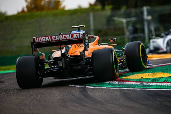 Lando Norris (GBR) McLaren MCL35.
01.11.2020. Formula 1 World Championship, Rd 13, Emilia Romagna Grand Prix, Imola, Italy, Race Day.
- www.xpbimages.com, EMail: requests@xpbimages.com © Copyright: FIA Pool Image for Editorial Use Only