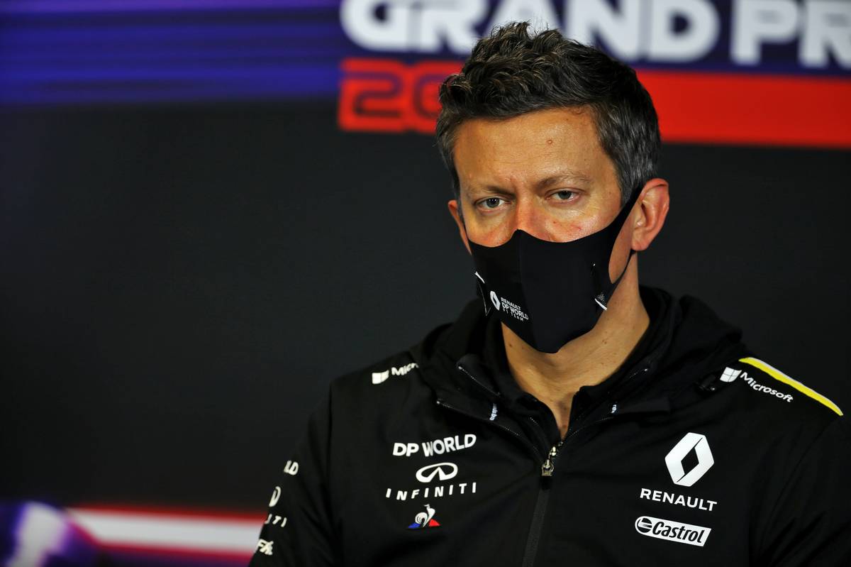 Marcin Budkowski (POL) Renault F1 Team Executive Director in the FIA Press Conference.