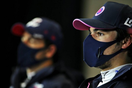 Lance Stroll (CDN) Racing Point F1 Team in the post qualifying FIA Press Conference.
14.11.2020. Formula 1 World Championship, Rd 14, Turkish Grand Prix, Istanbul, Turkey, Qualifying Day.
- www.xpbimages.com, EMail: requests@xpbimages.com © Copyright: Batchelor / XPB Images