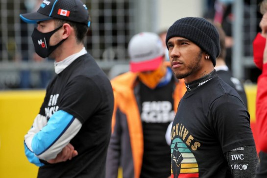 Lewis Hamilton (GBR) Mercedes AMG F1 on the grid.
15.11.2020. Formula 1 World Championship, Rd 14, Turkish Grand Prix, Istanbul, Turkey, Race Day.
- www.xpbimages.com, EMail: requests@xpbimages.com © Copyright: Batchelor / XPB Images