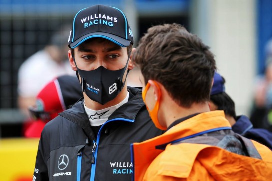 George Russell (GBR) Williams Racing with Lando Norris (GBR) McLaren on the grid.
15.11.2020. Formula 1 World Championship, Rd 14, Turkish Grand Prix, Istanbul, Turkey, Race Day.
- www.xpbimages.com, EMail: requests@xpbimages.com © Copyright: Batchelor / XPB Images