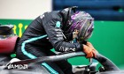 Race winner Lewis Hamilton (GBR) Mercedes AMG F1 W11 celebrates winning his seventh World Championship in parc ferme. 15.11.2020
