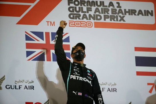 1st place Lewis Hamilton (GBR) Mercedes AMG F1 W11.
29.11.2020. Formula 1 World Championship, Rd 15, Bahrain Grand Prix, Sakhir, Bahrain, Race Day.
- www.xpbimages.com, EMail: requests@xpbimages.com © Copyright: Batchelor / XPB Images