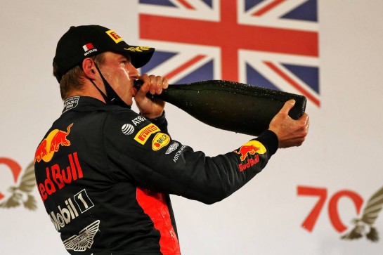 Max Verstappen (NLD) Red Bull Racing celebrates his second position on the podium.
29.11.2020. Formula 1 World Championship, Rd 15, Bahrain Grand Prix, Sakhir, Bahrain, Race Day.
- www.xpbimages.com, EMail: requests@xpbimages.com © Copyright: Moy / XPB Images