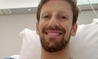 Romain Grosjean recovers in hospital after further surgery to his hand following an accident in the Bahrain Grand Prix.