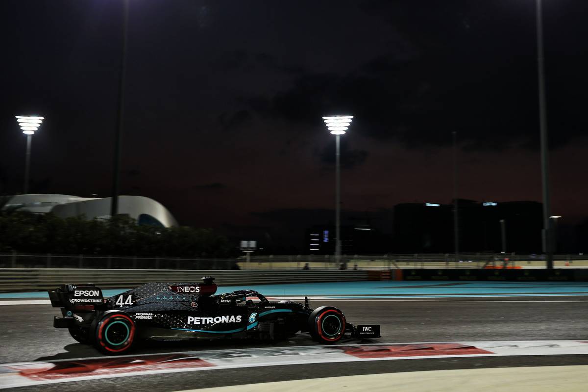 Lewis Hamilton (GBR) Mercedes AMG F1 W11. 12.12.2020. Formula 1 World Championship, Rd 17, Abu Dhabi Grand Prix, Yas Marina Circuit