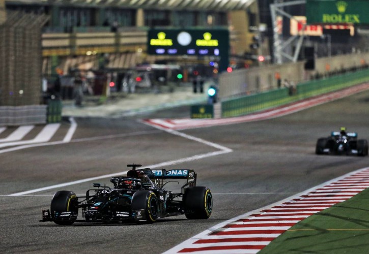 George Russell (GBR) Mercedes AMG F1 W11. 06.12.2020. Formula 1 World Championship, Rd 16, Sakhir Grand Prix
