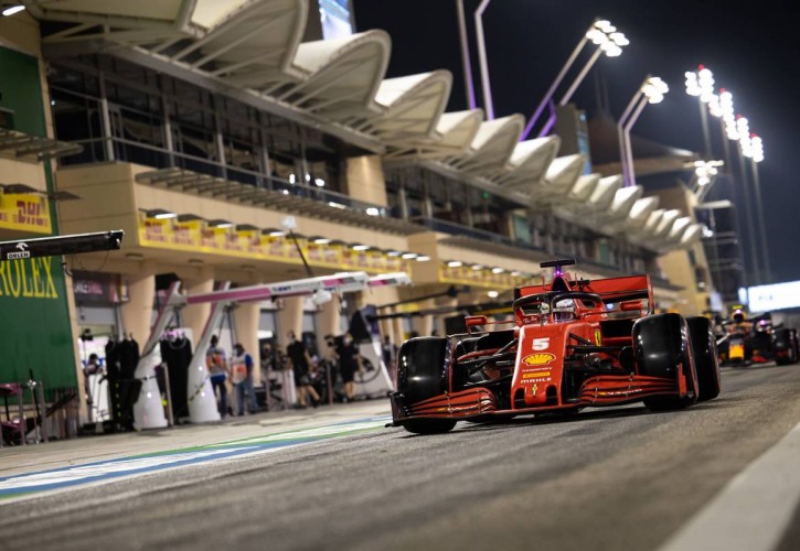 Sebastian Vettel (GER) Ferrari SF1000. 05.12.2020. Formula 1 World Championship, Rd 16, Sakhir Grand Prix