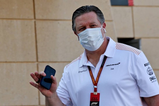 Zak Brown (USA) McLaren Executive Director.
03.12.2020. Formula 1 World Championship, Rd 16, Sakhir Grand Prix, Sakhir, Bahrain, Preparation Day.
- www.xpbimages.com, EMail: requests@xpbimages.com © Copyright: Batchelor / XPB Images