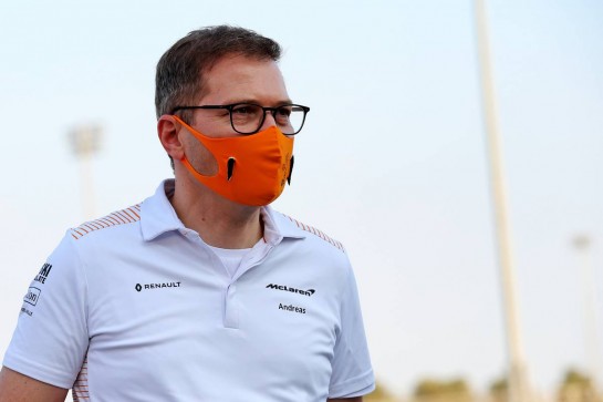 Andreas Seidl, McLaren Managing Director.
03.12.2020. Formula 1 World Championship, Rd 16, Sakhir Grand Prix, Sakhir, Bahrain, Preparation Day.
- www.xpbimages.com, EMail: requests@xpbimages.com © Copyright: Batchelor / XPB Images