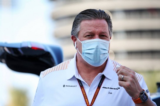 Zak Brown (USA) McLaren Executive Director.
04.12.2020. Formula 1 World Championship, Rd 16, Sakhir Grand Prix, Sakhir, Bahrain, Practice Day
- www.xpbimages.com, EMail: requests@xpbimages.com © Copyright: Batchelor / XPB Images