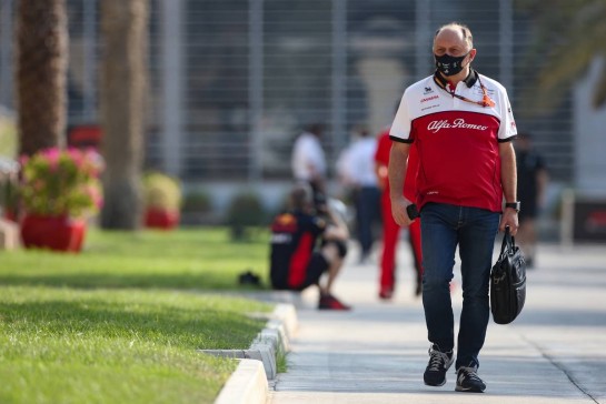 Frederic Vasseur (FRA) Alfa Romeo Racing Team Principal.
04.12.2020. Formula 1 World Championship, Rd 16, Sakhir Grand Prix, Sakhir, Bahrain, Practice Day
- www.xpbimages.com, EMail: requests@xpbimages.com © Copyright: Charniaux / XPB Images