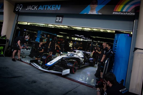 Jack Aitken (GBR) / (KOR) Williams Racing FW43.
04.12.2020. Formula 1 World Championship, Rd 16, Sakhir Grand Prix, Sakhir, Bahrain, Practice Day
- www.xpbimages.com, EMail: requests@xpbimages.com © Copyright: Bearne / XPB Images