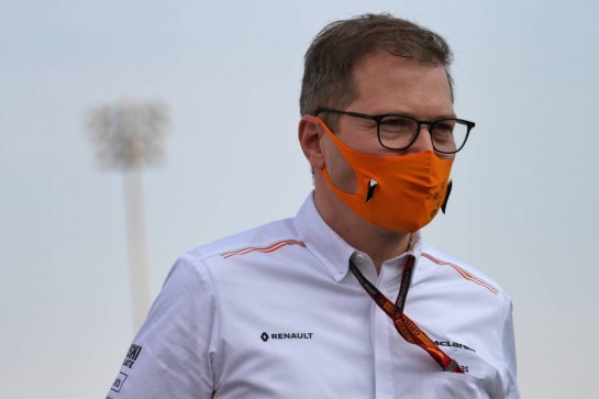 Andreas Seidl, McLaren Managing Director.
05.12.2020. Formula 1 World Championship, Rd 16, Sakhir Grand Prix, Sakhir, Bahrain, Qualifying Day.
- www.xpbimages.com, EMail: requests@xpbimages.com © Copyright: Batchelor / XPB Images
