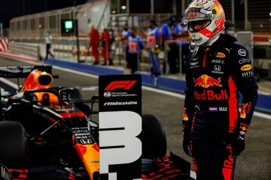Third placed Max Verstappen (NLD) Red Bull Racing RB16 in qualifying parc ferme.
05.12.2020. Formula 1 World Championship, Rd 16, Sakhir Grand Prix, Sakhir, Bahrain, Qualifying Day.
- www.xpbimages.com, EMail: requests@xpbimages.com © Copyright: FIA Pool Image for Editorial Use Only