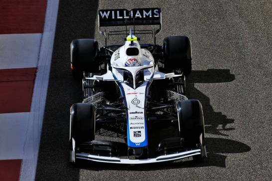 Nicholas Latifi (CDN) Williams Racing FW43.
11.12.2020. Formula 1 World Championship, Rd 17, Abu Dhabi Grand Prix, Yas Marina Circuit, Abu Dhabi, Practice Day.
- www.xpbimages.com, EMail: requests@xpbimages.com © Copyright: Batchelor / XPB Images