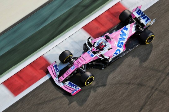 Sergio Perez (MEX) Racing Point F1 Team RP19.
11.12.2020. Formula 1 World Championship, Rd 17, Abu Dhabi Grand Prix, Yas Marina Circuit, Abu Dhabi, Practice Day.
- www.xpbimages.com, EMail: requests@xpbimages.com © Copyright: Charniaux / XPB Images