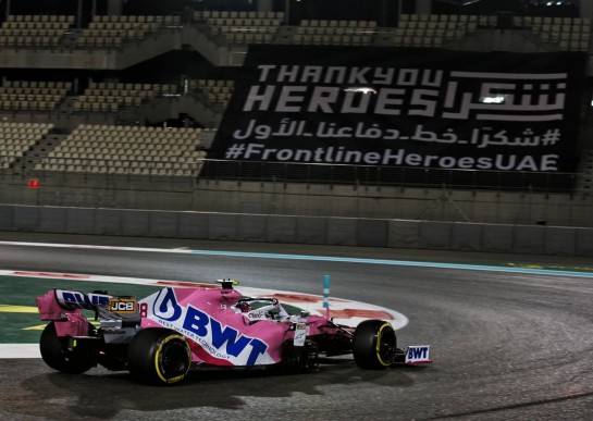 Lance Stroll (CDN) Racing Point F1 Team RP20.
11.12.2020. Formula 1 World Championship, Rd 17, Abu Dhabi Grand Prix, Yas Marina Circuit, Abu Dhabi, Practice Day.
- www.xpbimages.com, EMail: requests@xpbimages.com © Copyright: Batchelor / XPB Images