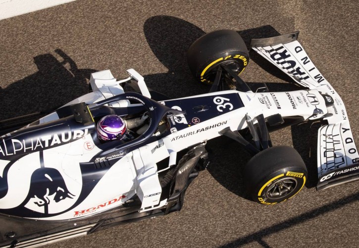 Marino Sato (JPN) AlphaTauri AT01 Test Driver. 15.12.2020. Formula 1 Testing, Yas Marina Circuit, Abu Dhabi