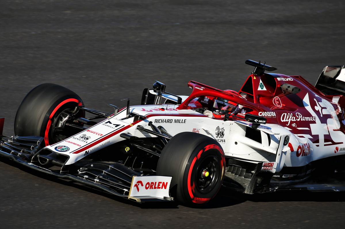Kimi Raikkonen (FIN) Alfa Romeo Racing C39. 23.10.2020. Formula 1 World Championship, Rd 12, Portuguese Grand Prix