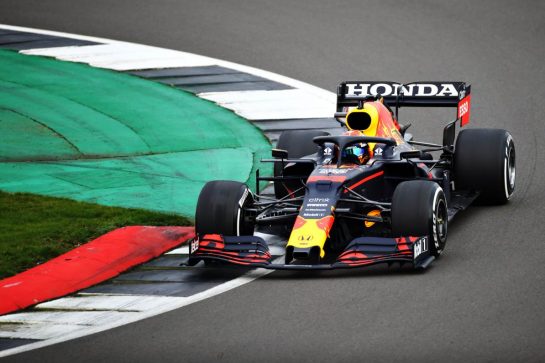 NORTHAMPTON, ENGLAND - FEBRUARY 24: Alexander Albon of Thailand driving the Red Bull Racing RB15 Honda during the Red Bull Racing Filming Day at Silverstone on February 24, 2021 in Northampton, England. (Photo by Bryn Lennon/Getty Images for Red Bull Racing) // Getty Images / Red Bull Content Pool // SI202102240113 // Usage for editorial use only //