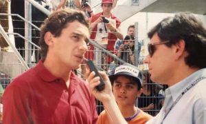 A young Wolff among the Senna fans?