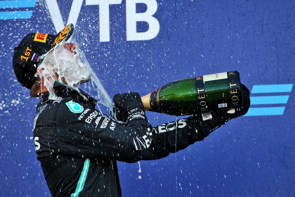 Formula 1 swaps Champagne for sparkling wine on podium!