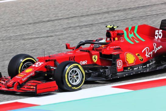Carlos Sainz Jr (ESP) Ferrari SF-21.
13.03.2021. Formula 1 Testing, Sakhir, Bahrain, Day Two.
- www.xpbimages.com, EMail: requests@xpbimages.com © Copyright: Charniaux / XPB Images