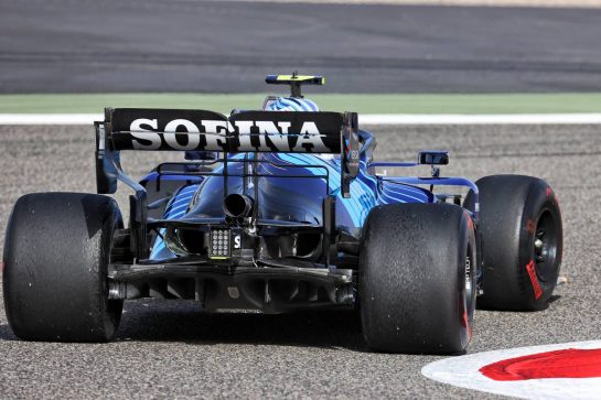 Nicholas Latifi (CDN) Williams Racing FW43B.
13.03.2021. Formula 1 Testing, Sakhir, Bahrain, Day Two.
- www.xpbimages.com, EMail: requests@xpbimages.com © Copyright: Batchelor / XPB Images