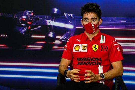 Charles Leclerc (MON) Ferrari in the FIA Press Conference.
13.03.2021. Formula 1 Testing, Sakhir, Bahrain, Day Two.
- www.xpbimages.com, EMail: requests@xpbimages.com © Copyright: FIA Pool Image for Editorial Use Only