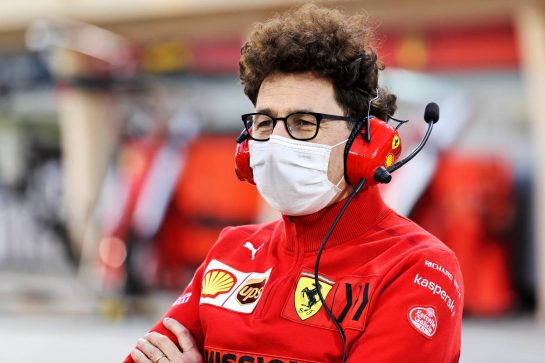 Mattia Binotto (ITA) Ferrari Team Principal.
13.03.2021. Formula 1 Testing, Sakhir, Bahrain, Day Two.
- www.xpbimages.com, EMail: requests@xpbimages.com © Copyright: Moy / XPB Images