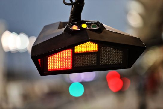 Alpine F1 Team Pit light system.
13.03.2021. Formula 1 Testing, Sakhir, Bahrain, Day Two.
- www.xpbimages.com, EMail: requests@xpbimages.com © Copyright: Moy / XPB Images