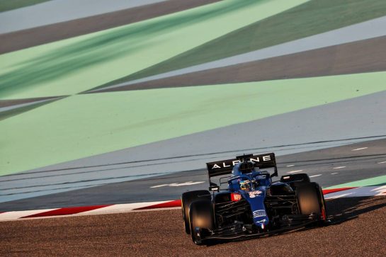 Fernando Alonso (ESP) Alpine F1 Team A521.
14.03.2021. Formula 1 Testing, Sakhir, Bahrain, Day Three.
- www.xpbimages.com, EMail: requests@xpbimages.com © Copyright: Batchelor / XPB Images
